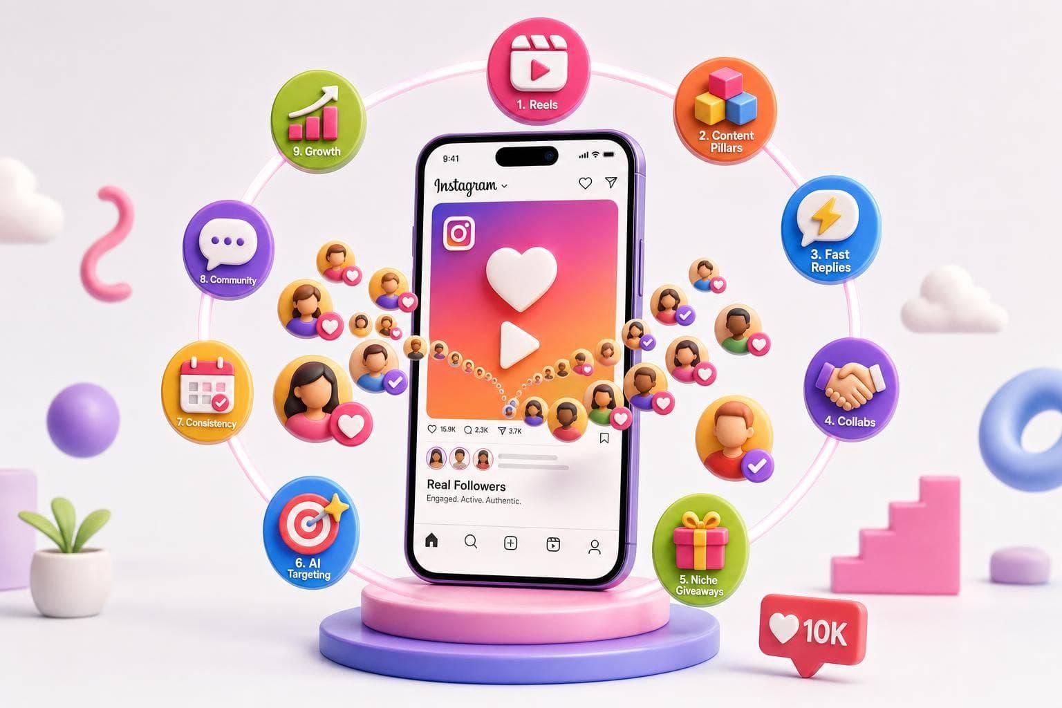 How to Get Real Instagram Followers in 2026 (9 Methods That Survive the Algorithm)