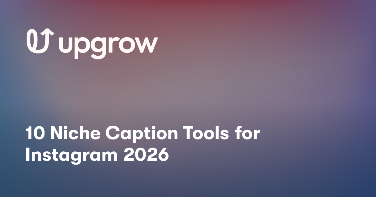 10 Niche Caption Tools for Instagram 2026