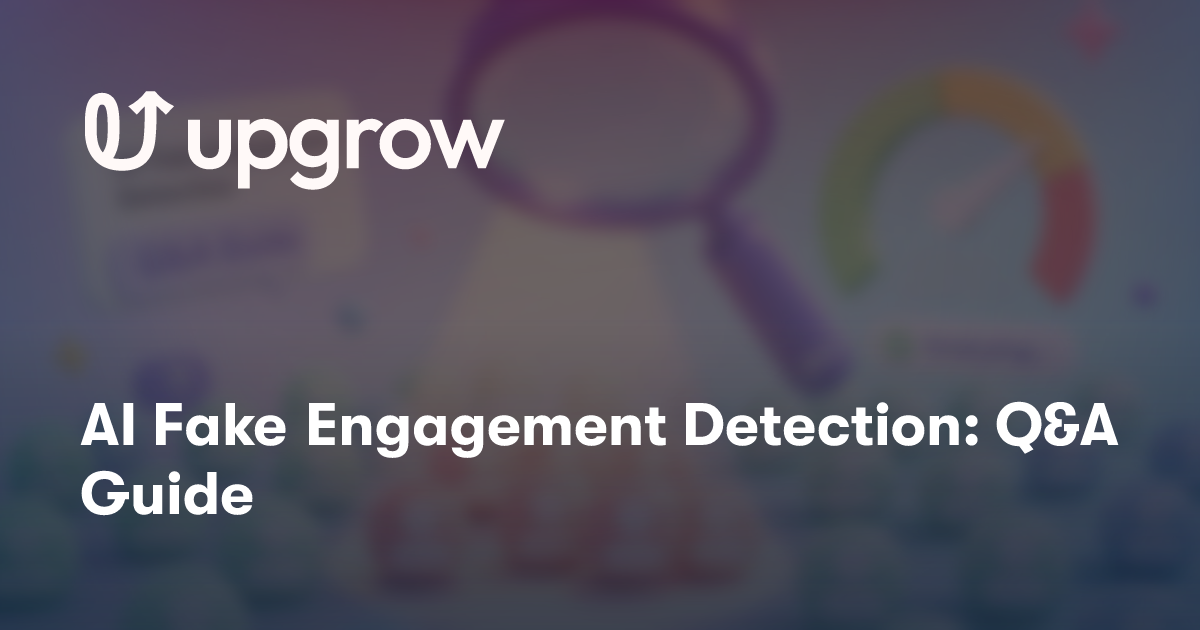 AI Fake Engagement Detection: Q&A Guide
