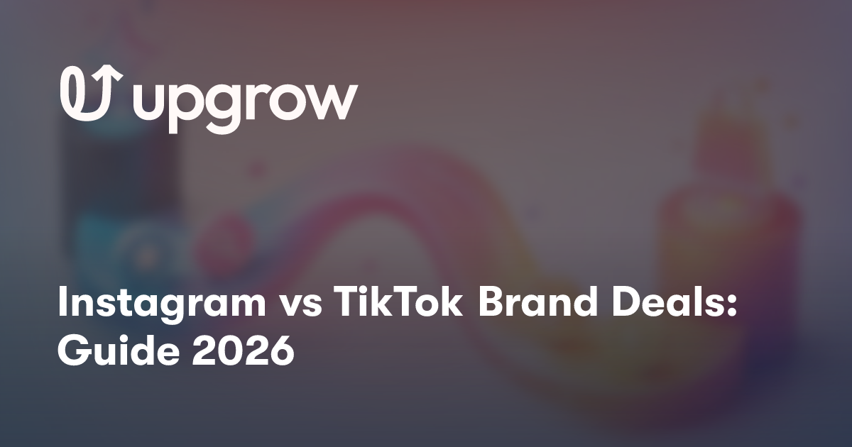 Instagram vs TikTok Brand Deals: Guide 2026