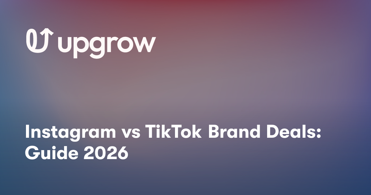 Instagram vs TikTok Brand Deals: Guide 2026